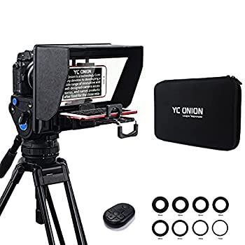 【中古】(未使用･未開封品)YC Onion テレプロンプター タブレット/スマートフォンカメラ用 Android/IOSに対応するアプリ リモコンとレンズアダプターリングポータブルテレ 中古】YC Onion テレプロンプター タブレット/スマートフォンカメラ用