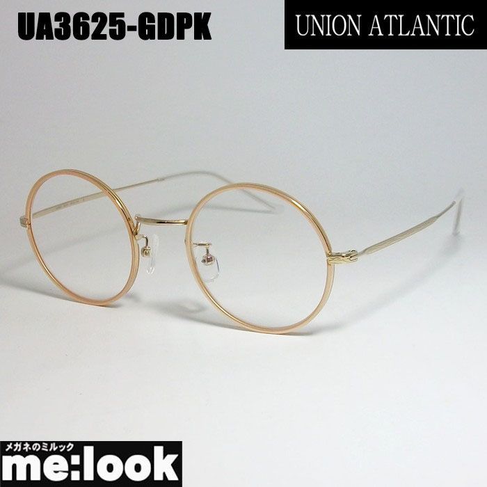 UNION ATLANTIC ユニオンアトランティック クラシック 眼鏡 メガネ フレーム サングラス UA3625-GDPK-46 ゴールド ピンク