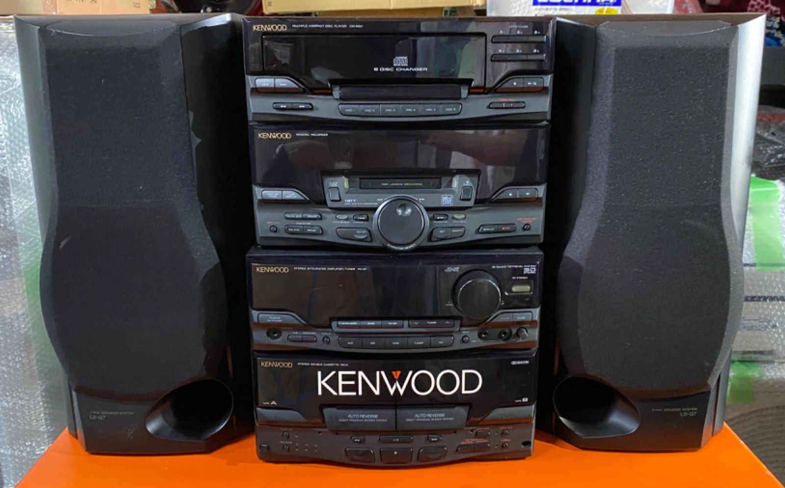 KENWOOD RX-G7 DM-MG7 LS-G7 CD+ラジオのみ動作確認 KENWOOD RX-G7 DM-MG7 LS-G7 CD+ラジオのみ動作確認 - メルカリ