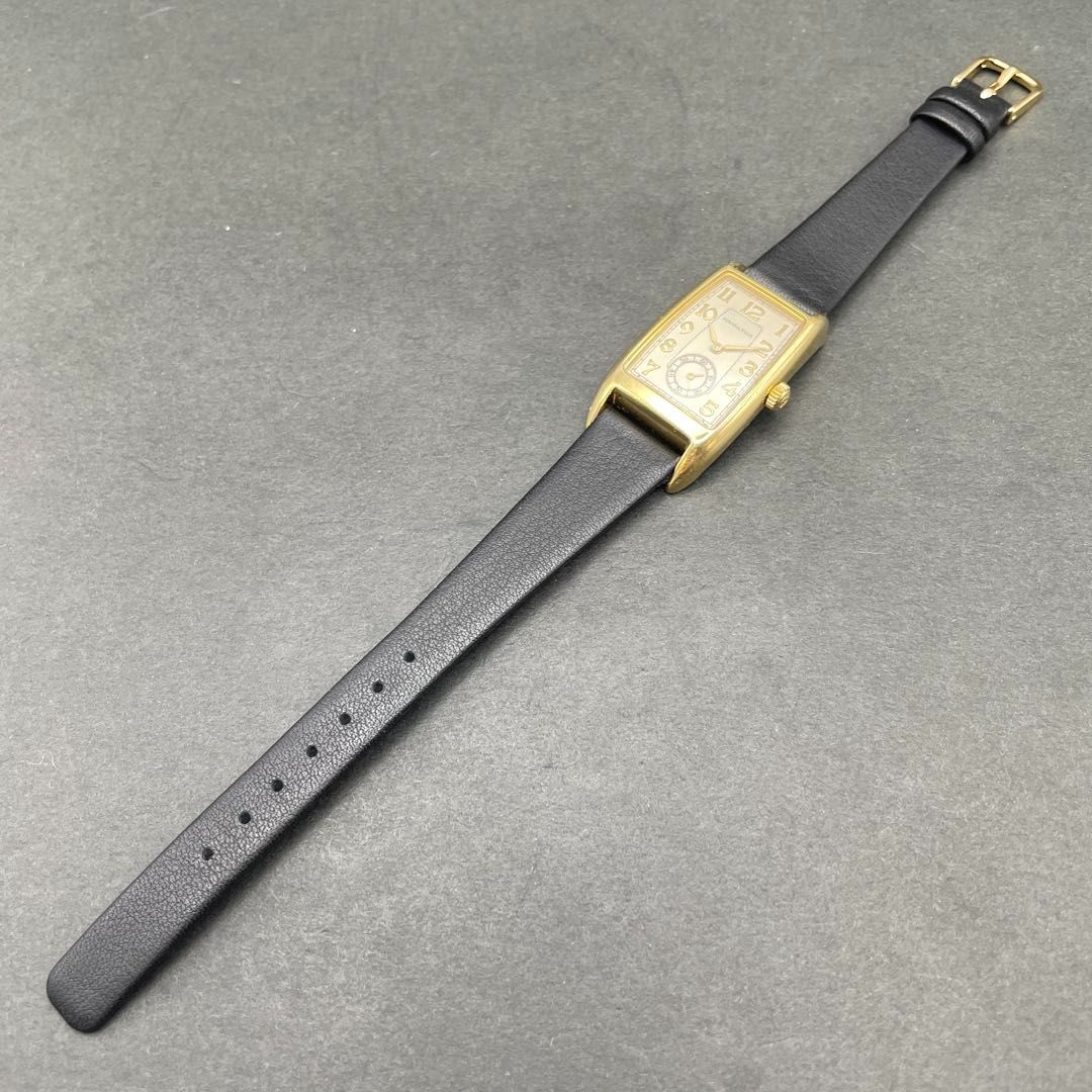 HAMILTON 6240 スモセコ スモールセコンド クラシックモデル QZクォーツ腕時計 アールデコデザイン エレガンス ハミルトン ゴールド ユニセックス男女兼用 メンズ レディース 一部難あり