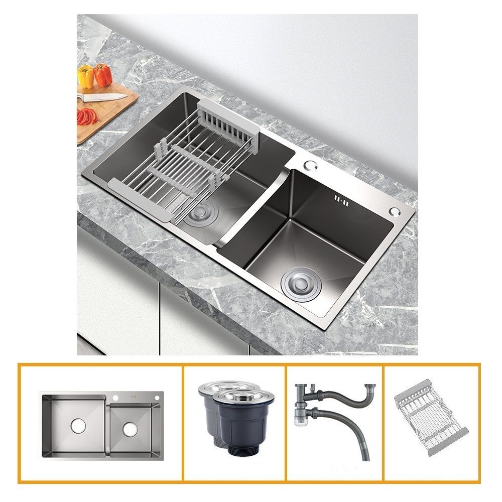特売 高品質キッチン用品 ステンレス製流し台 台所 1槽シンク 食器洗い