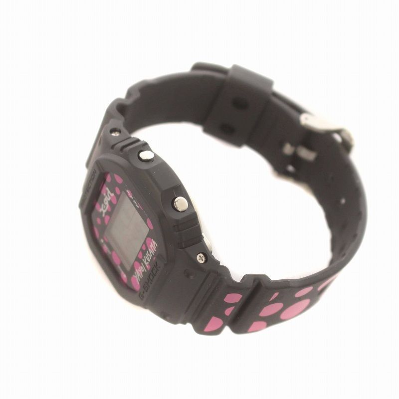ジーショック G-SHOCK X-girl 草間彌生 腕時計 デジタル 黒 ブラック 