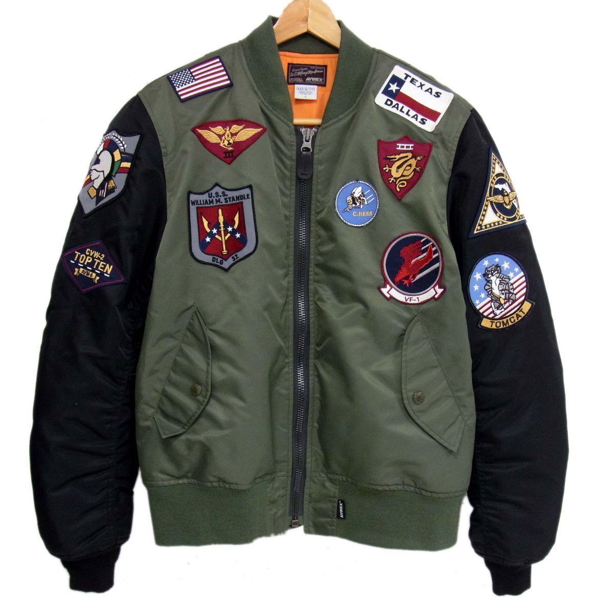 AVIREX CVW-9 MA-1 フライトジャケット アビレックス AVIREX（アヴィレックス） アビレックス MA-1 9th エアフォース MA-1
