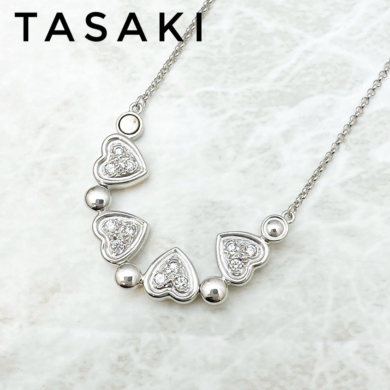 美品🌟TASAKI 2way ダイヤモンド 0.19ct ハート ホワイト 美品🌟TASAKI 2way ダイヤモンド 0.19ct ハート ホワイト
