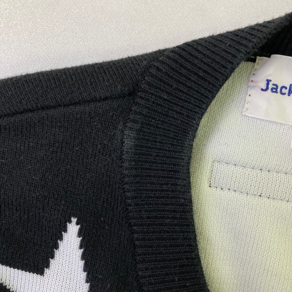 サイズ：0 JACK BUNNY ジャックバニー  ニット セーター  ブラック系 [240101455941] ゴルフウェア レディース ストスト サイズ：0 JACK BUNNY ジャックバニー ニット セーター ブラック