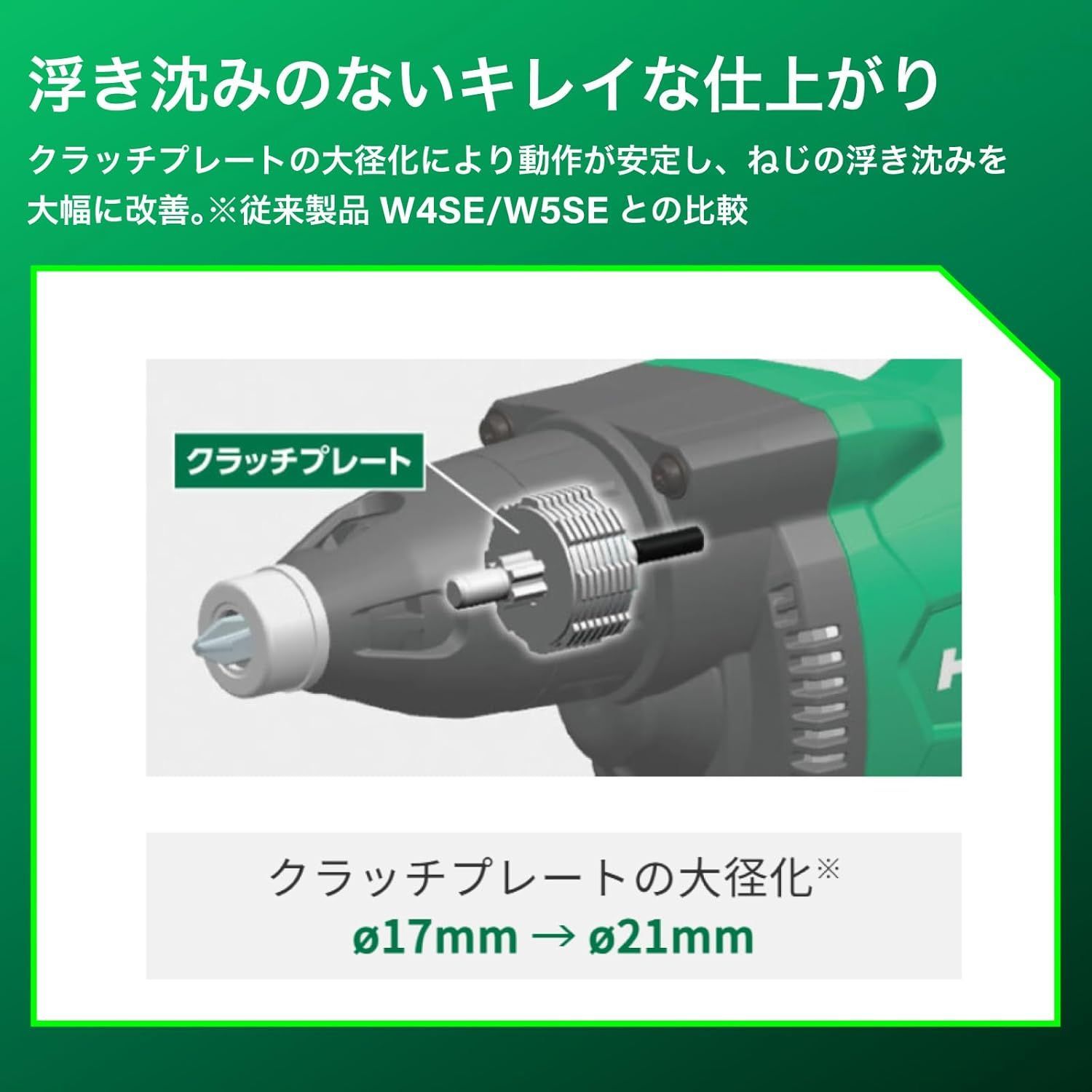 HiKOKI ボード用ドライバ ドライウォールねじ 5mmタイプ ストロング 