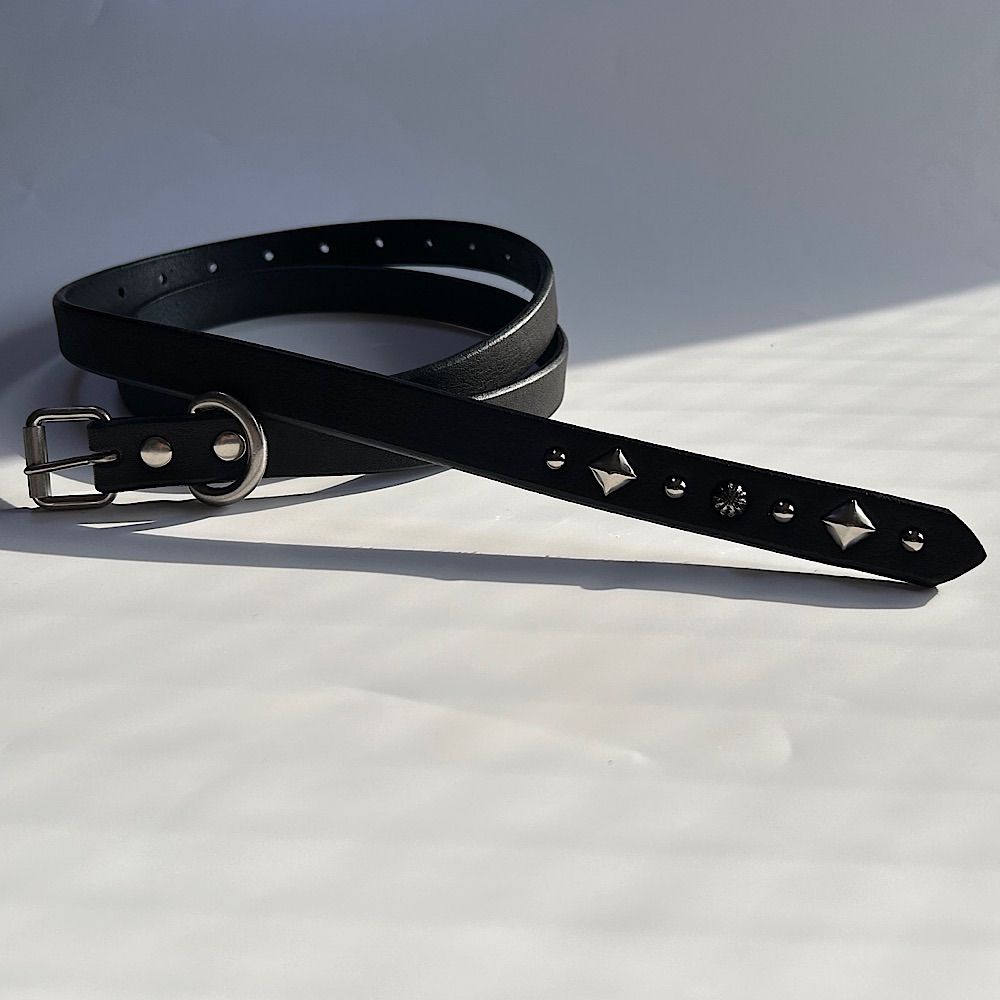 ANN DEMEULMEESTER スタッズ・ロングベルト セール】デザインスタッズベルト（ベルト）｜An+u（アンユー）の