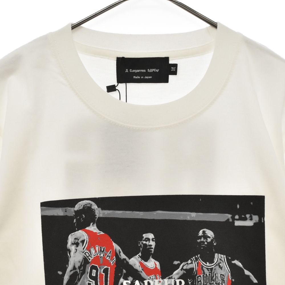 SAPEur (サプール) BIG 3 フロントフォトプリント 半袖Tシャツ