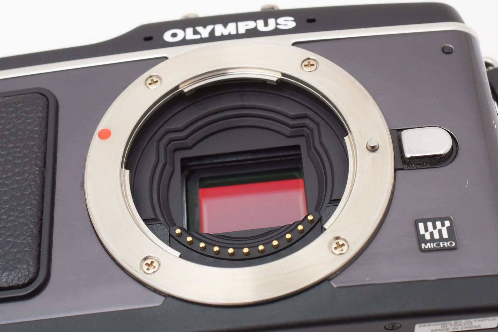OLYMPUS ミラーレス一眼　E-P2 シャッター数3015 本体 OLYMPUS ミラーレス一眼 E-P2 シャッター数3015 本体 - メルカリ