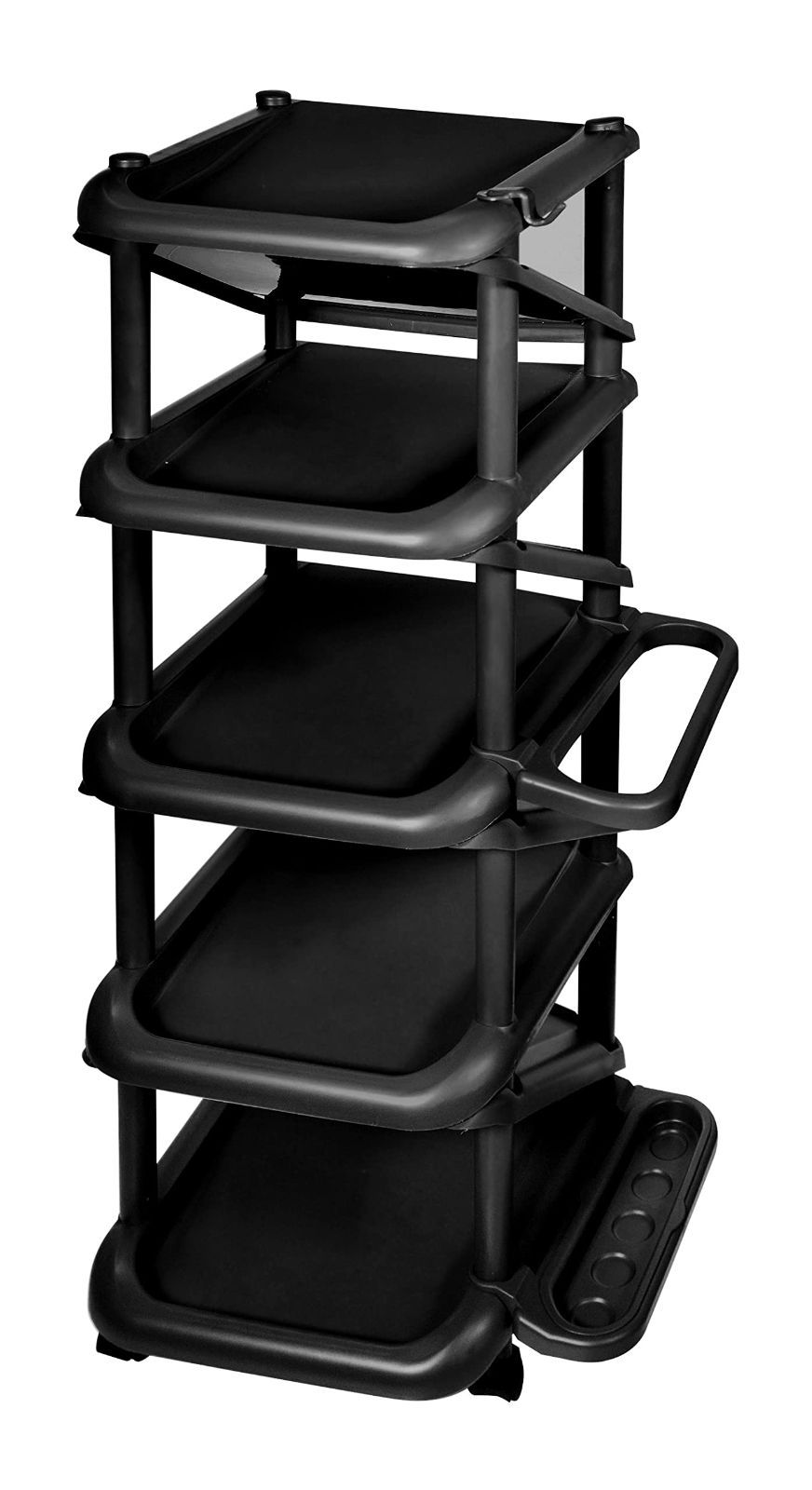 【新着商品】シューズラック エタージ9段 靴収納 約幅35.5×奥行31×高さ90.1cm ブラック (like-it) 日本製 ライクイット 玄関収納