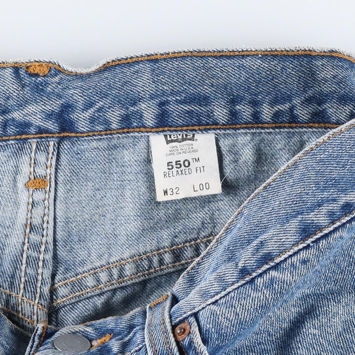 古着 90年代 リーバイス Levi's 550 RELAXED FIT デニムショーツ ...