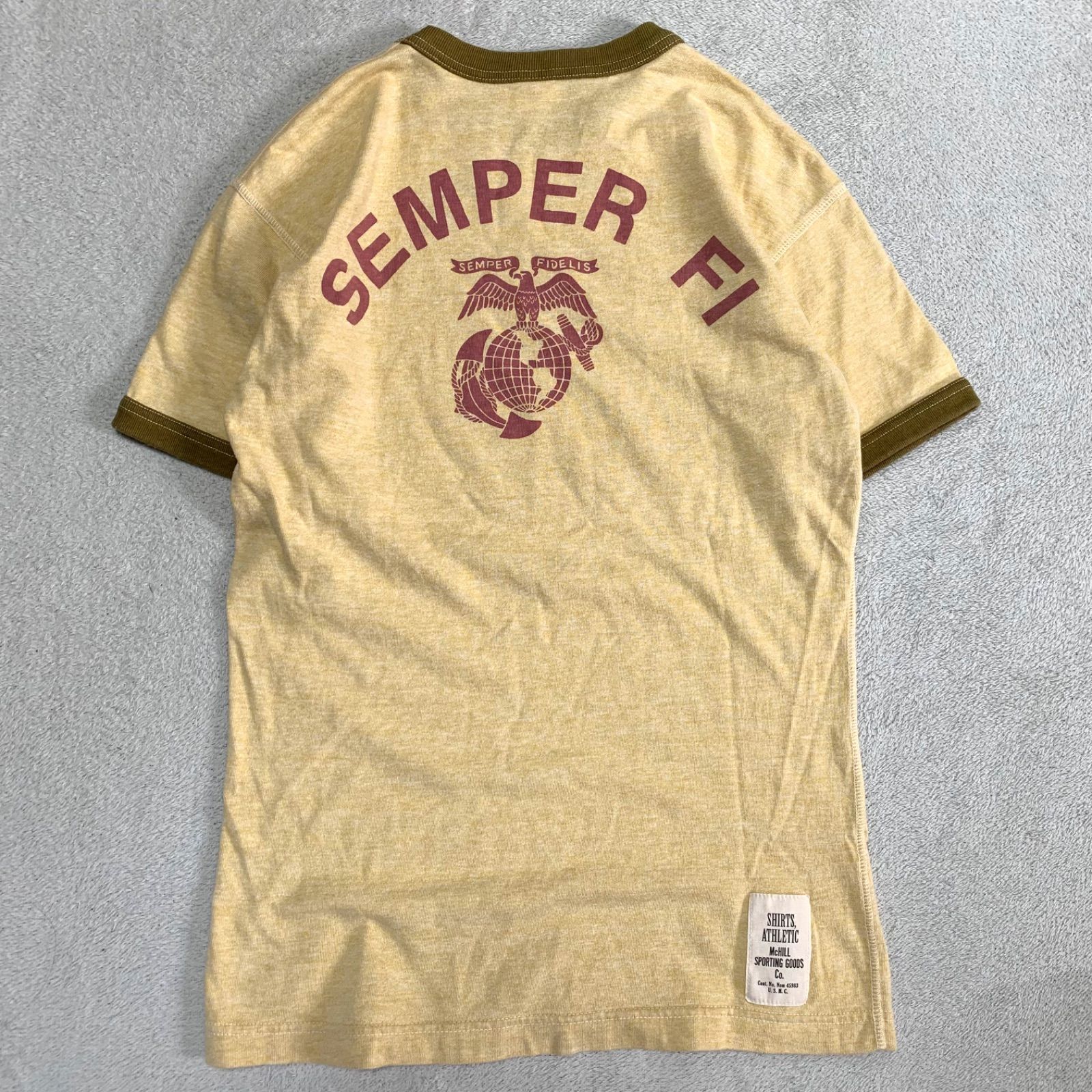 TOYS McCOY リンガーTシャツ ショートスリーブTシャツ 半袖カットソー 