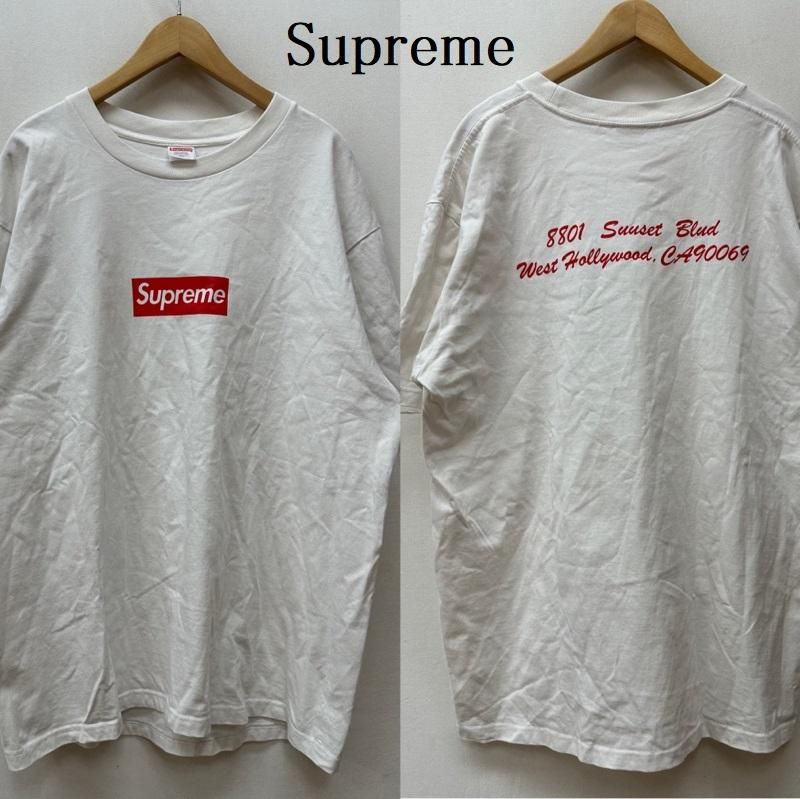 Supreme シュプリーム Tシャツ 半袖 23SS West Hollywood Box Logo Tee LA ボックス ロゴ Tシャツ -  メルカリ