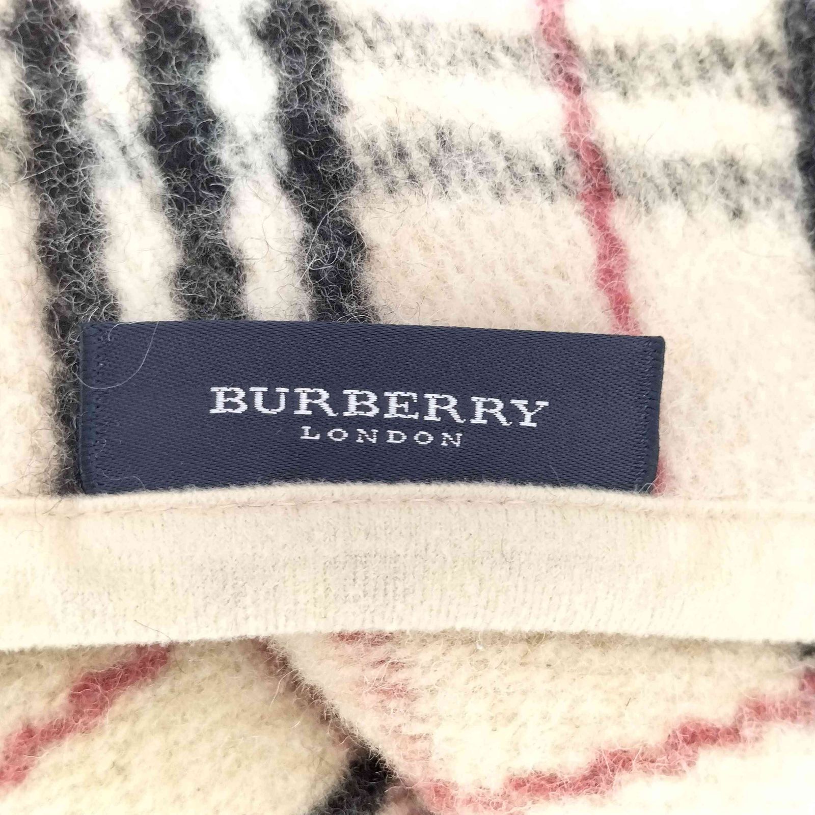 バーバリーロンドン BURBERRY LONDON ホースロゴ刺繍スローケット ノバチェック ノヴァチェック レディース 表記無