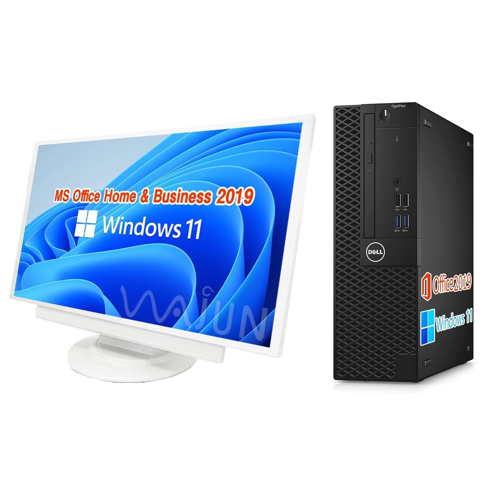 デスクトップパソコンDELL　Optiplex3050 MSOffice第7世代Corei5-7500新品M.2SSD256GB HDD500GB メモリ8GB DVD Win11 USB3.0 WIFI Bluetooth HDMI