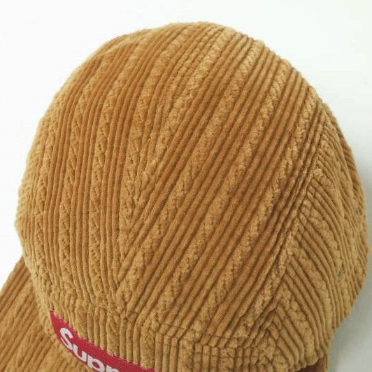 SUPREME シュプリーム 19SS アメリカ製 Rope Corduroy Camp Cap ロープ