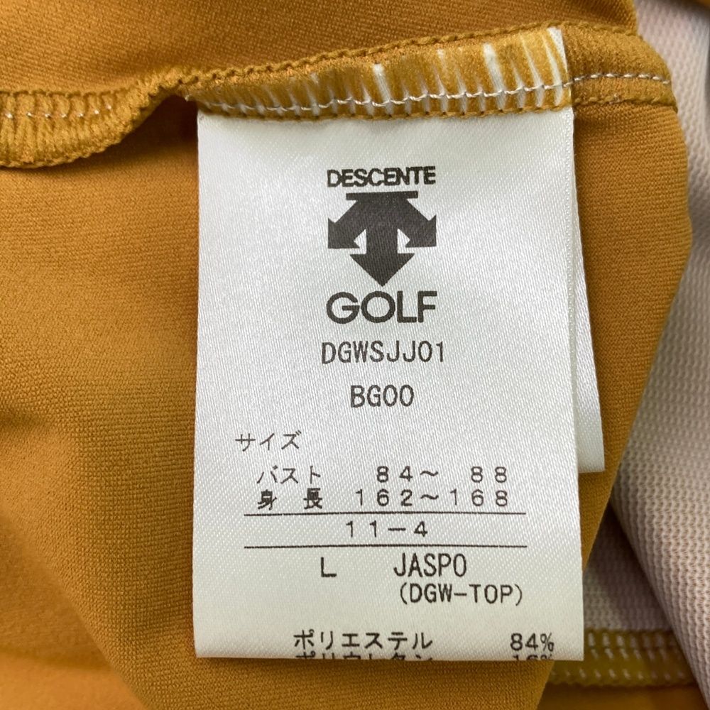 サイズ：L DESCENTE GOLF デサントゴルフ  ノースリーブ ワンピース  ブラウン系 [240101489396] ゴルフウェア レディース ストスト サイズ：L DESCENTE GOLF デサントゴルフ ノースリーブ