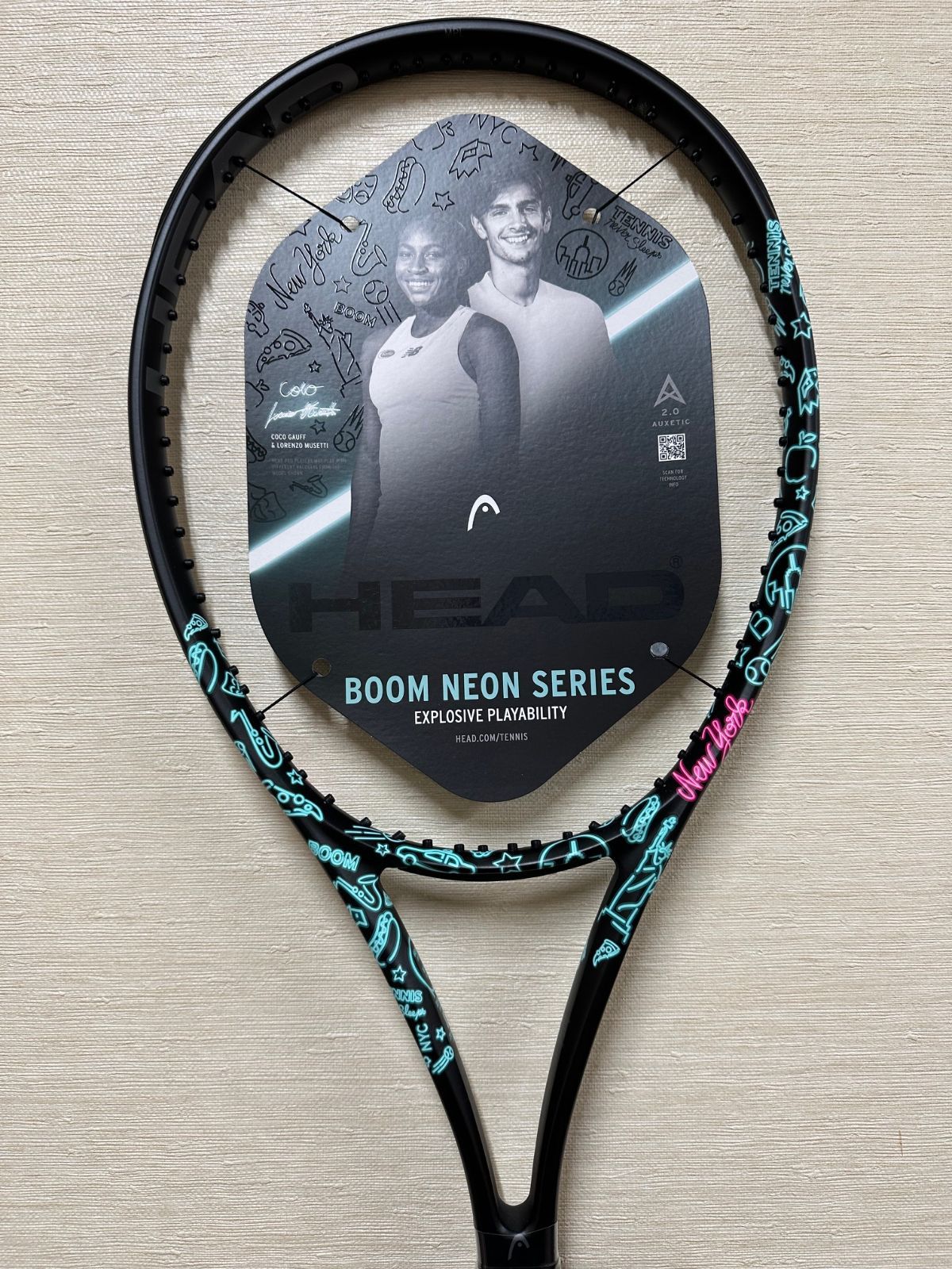 HEAD ヘッド BOOM ブーン MP黒 緑 グリップサイズ2 HEAD ヘッド BOOM ブーン MP黒 緑 グリップサイズ2 テニスラケット