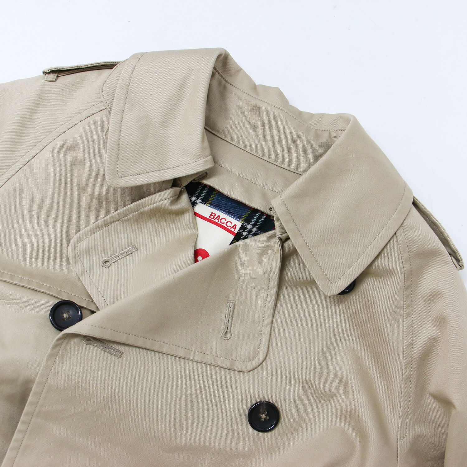 BACCA バッカ コート トレンチコート ロング アウター ベージュ 34(7号