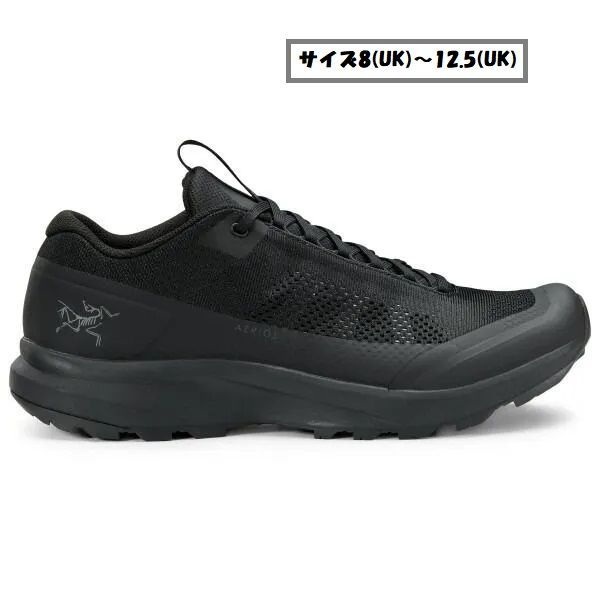 【 即納 】 アークテリクス エアリオス オーラ メンズ ( Black / Black ) | ARC'TERYX Aerios Aura Men サイズ8(UK)～12.5(UK)