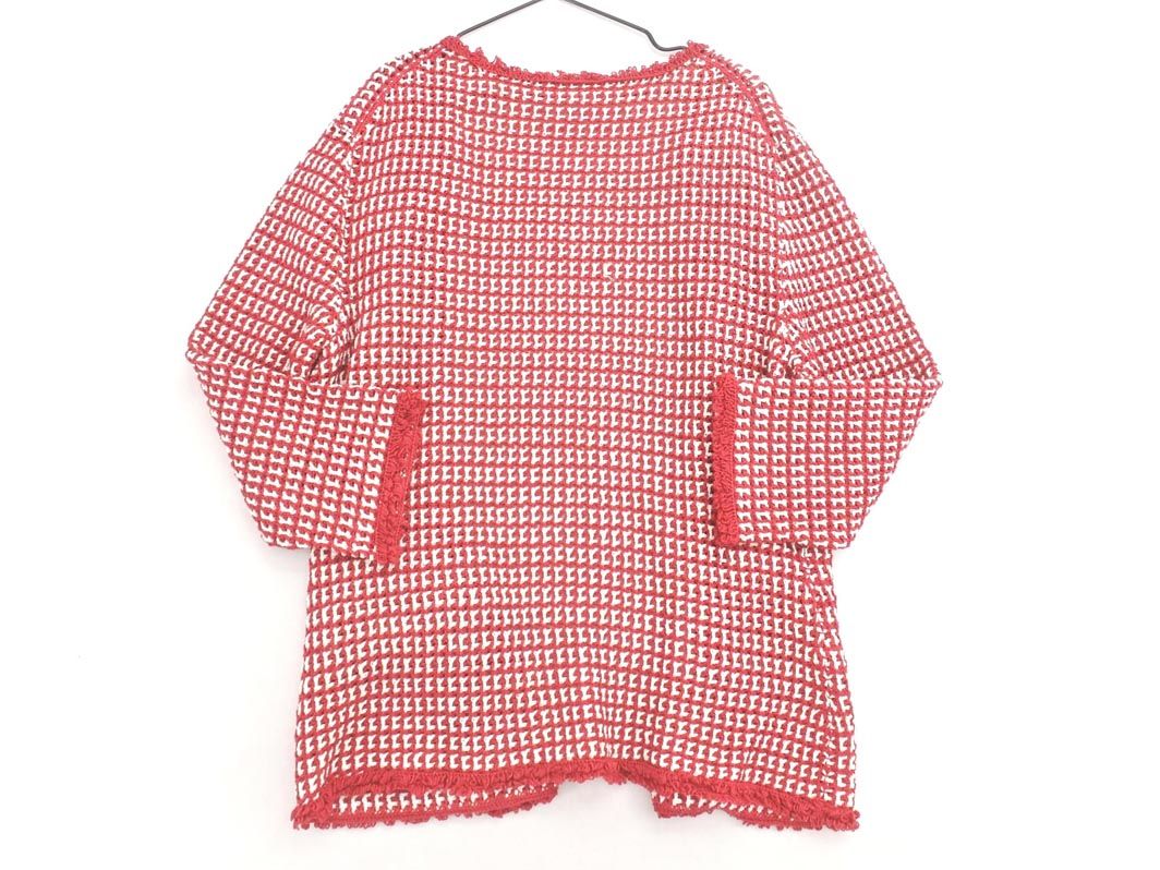 HANAE MORI ニット ノーカラージャケット Ｍサイズ 楽天市場】レディース 秋 冬 ジャケット アウター ニットコート