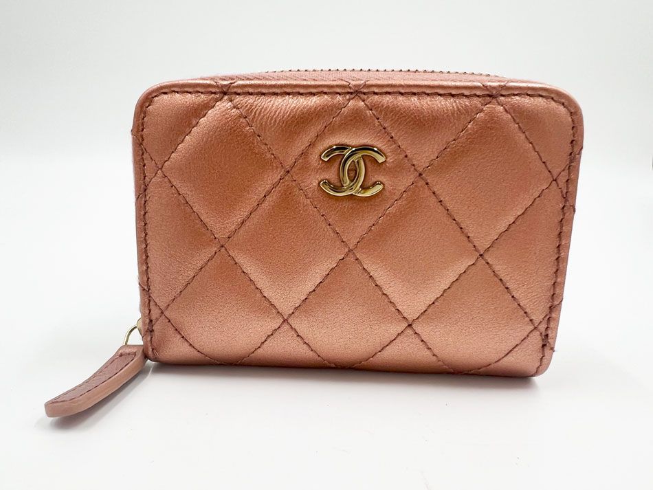 CHANEL シャネル マトラッセ ラムスキン コインケース 小銭入れ 266 マトラッセ シャネル （CHANEL） ラムスキン クラシック ジップ