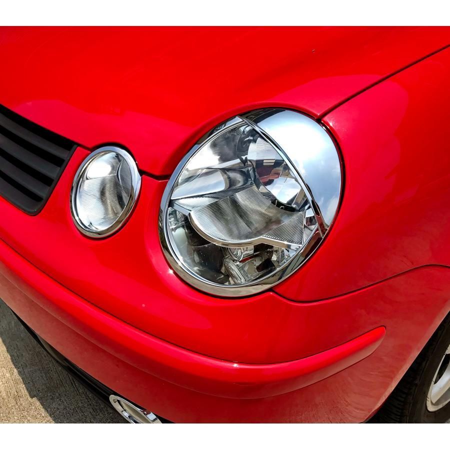 フォルクスワーゲン メッキ ヘッドランプ ヘッドライト リング  