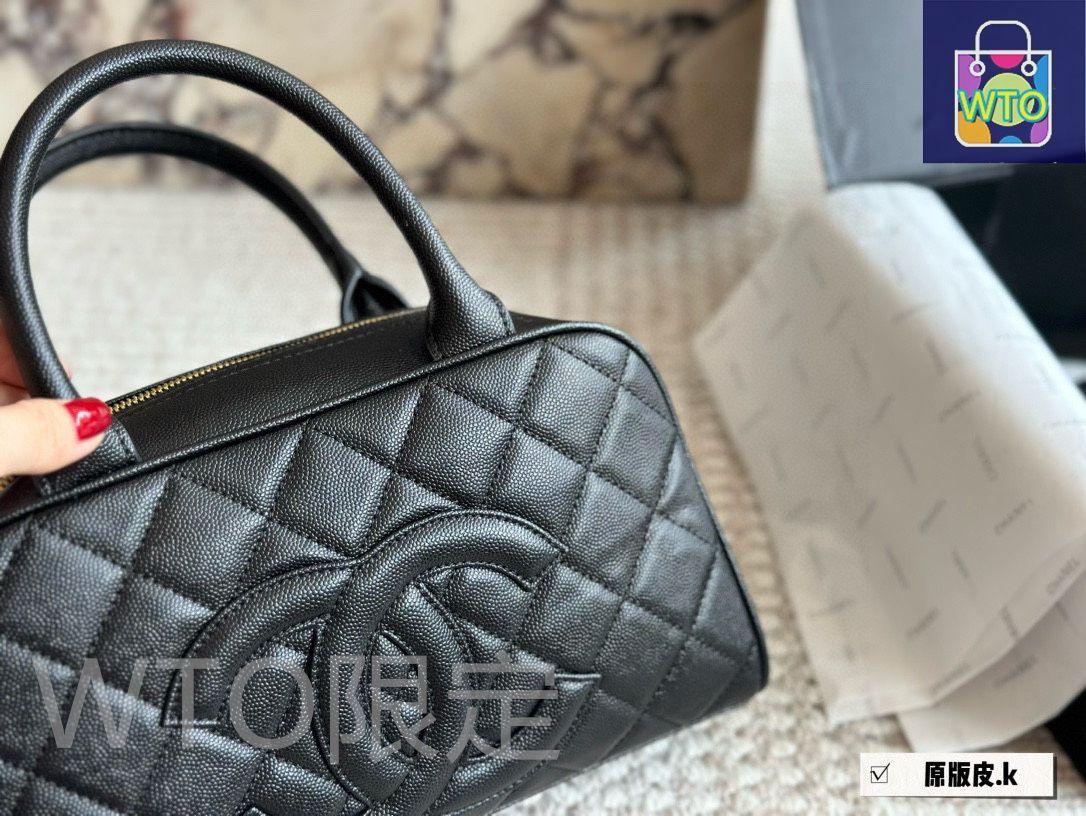 国内発送シャネル トレンディ CC ボウリング 今日特価】Chanel シャネル ヴィンテージボウリングバッグ