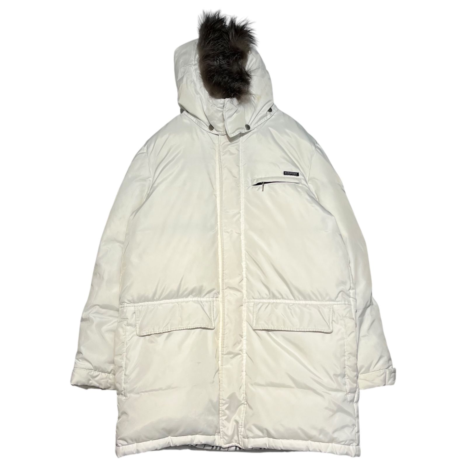 BURBERRY BLACK LABEL(バーバリーブラックレーベル) Silver fox fur 
