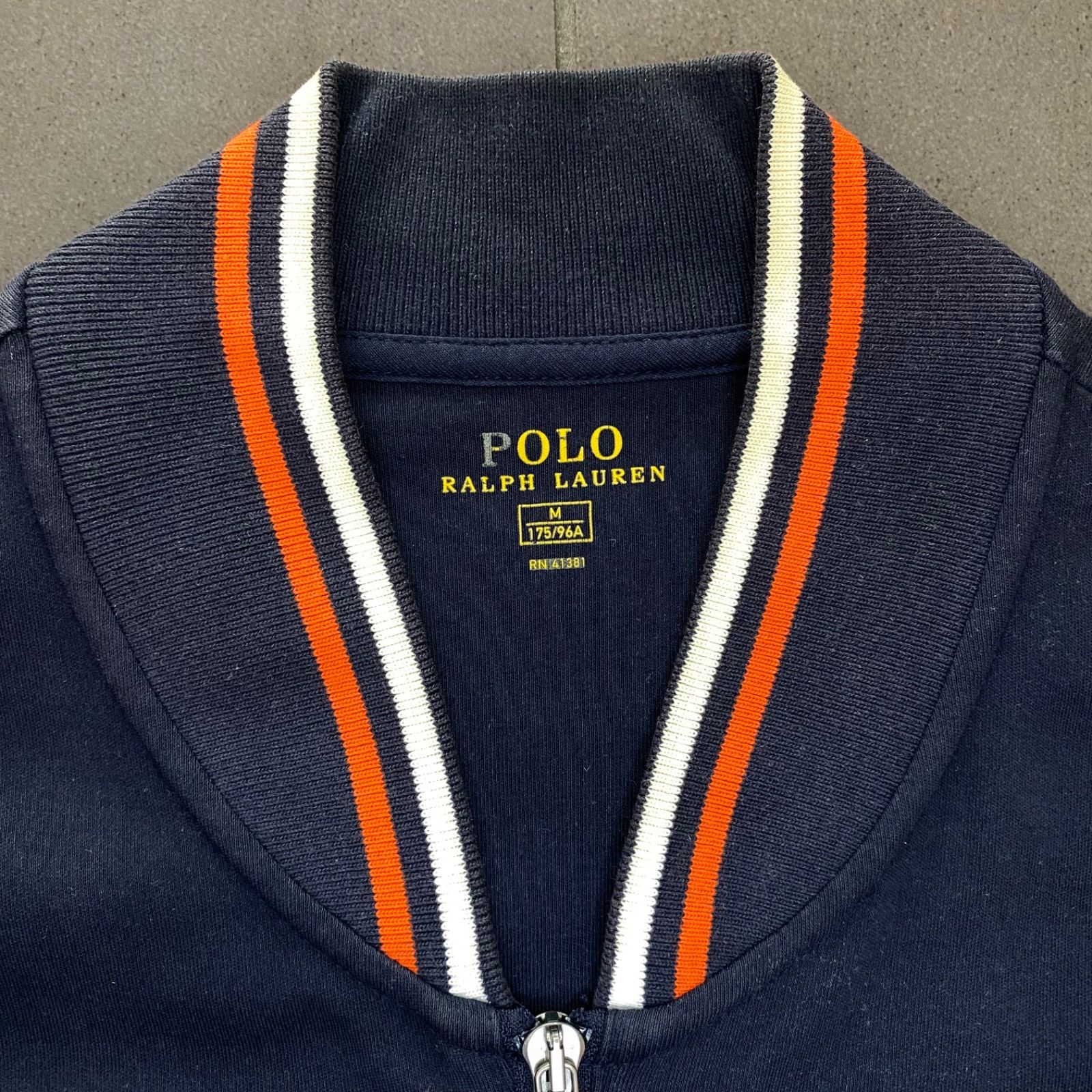 POLO ポロ ラルフローレン リブライン ジップアップ スウェット