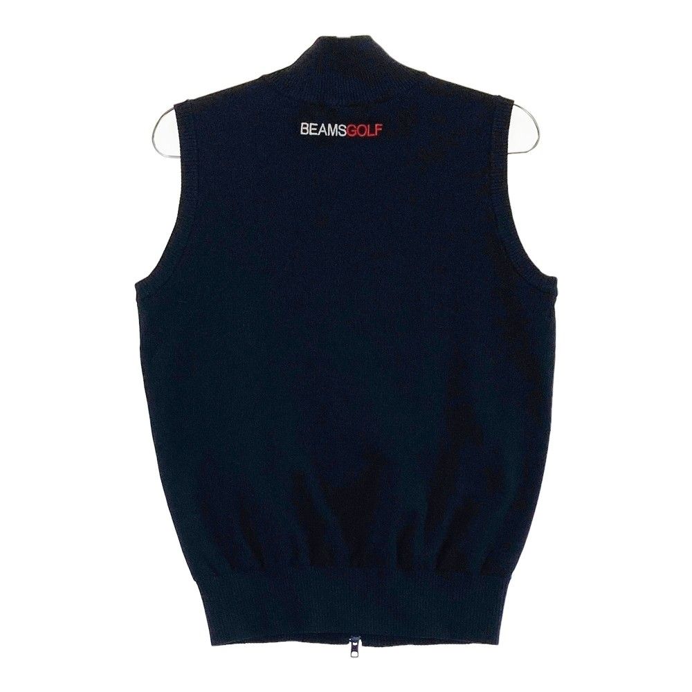BEAMS GOLF ジップベスト(L)ネイビー・ビームスゴルフ BEAMS GOLF ジップベスト(L)ネイビー・ビームスゴルフ BEAMS GOLF