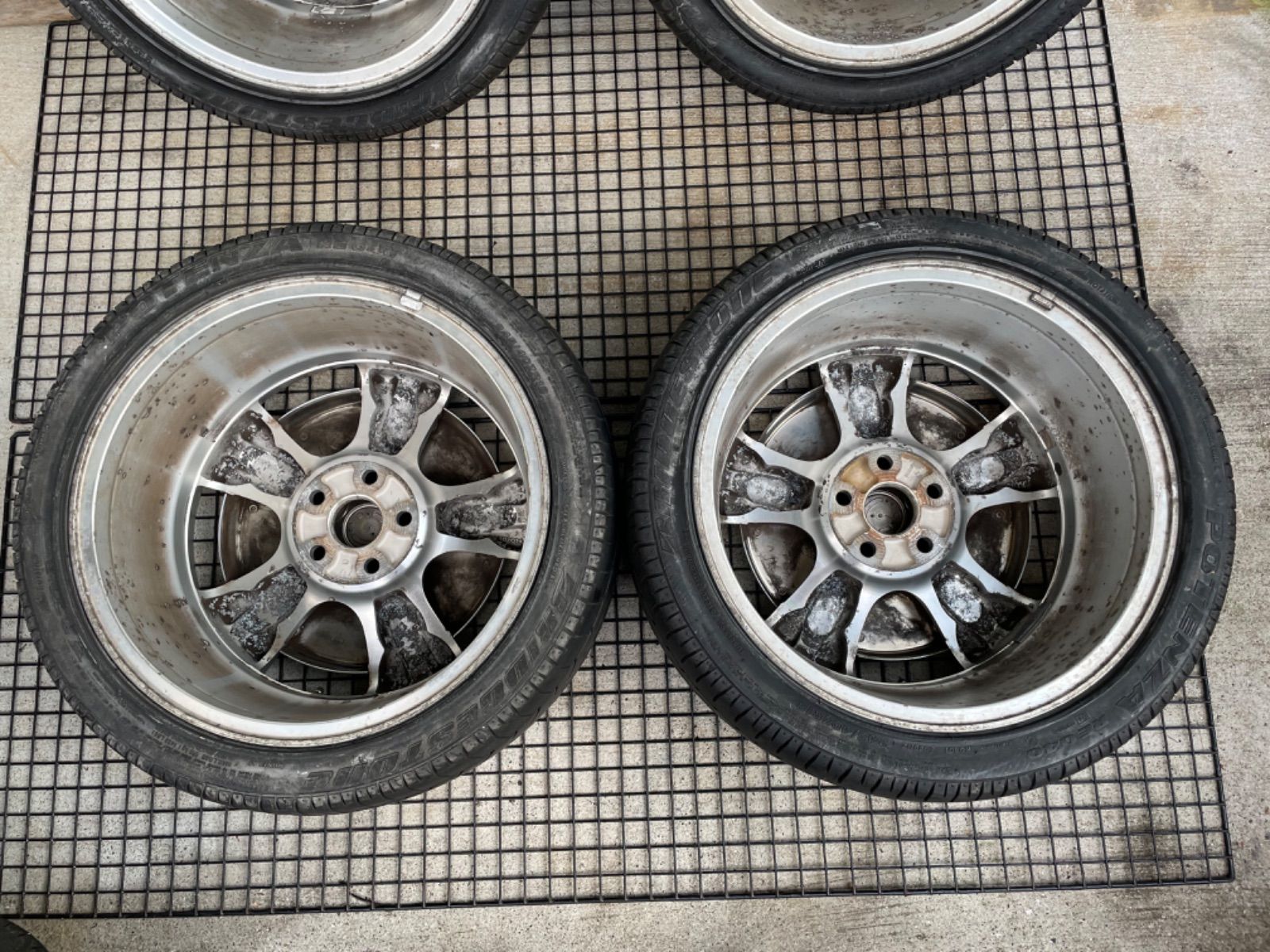 トヨタ ソアラ 純正 8J+45 18インチ タイヤホイール 4本セット