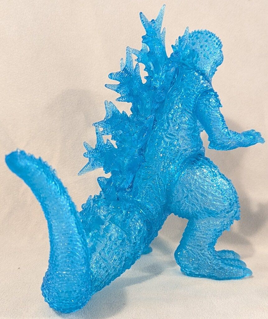 ナミ企画 ソフビフィギュア ゴジラ クリアブルー WF 2025 1/8スケール フィギュアケース