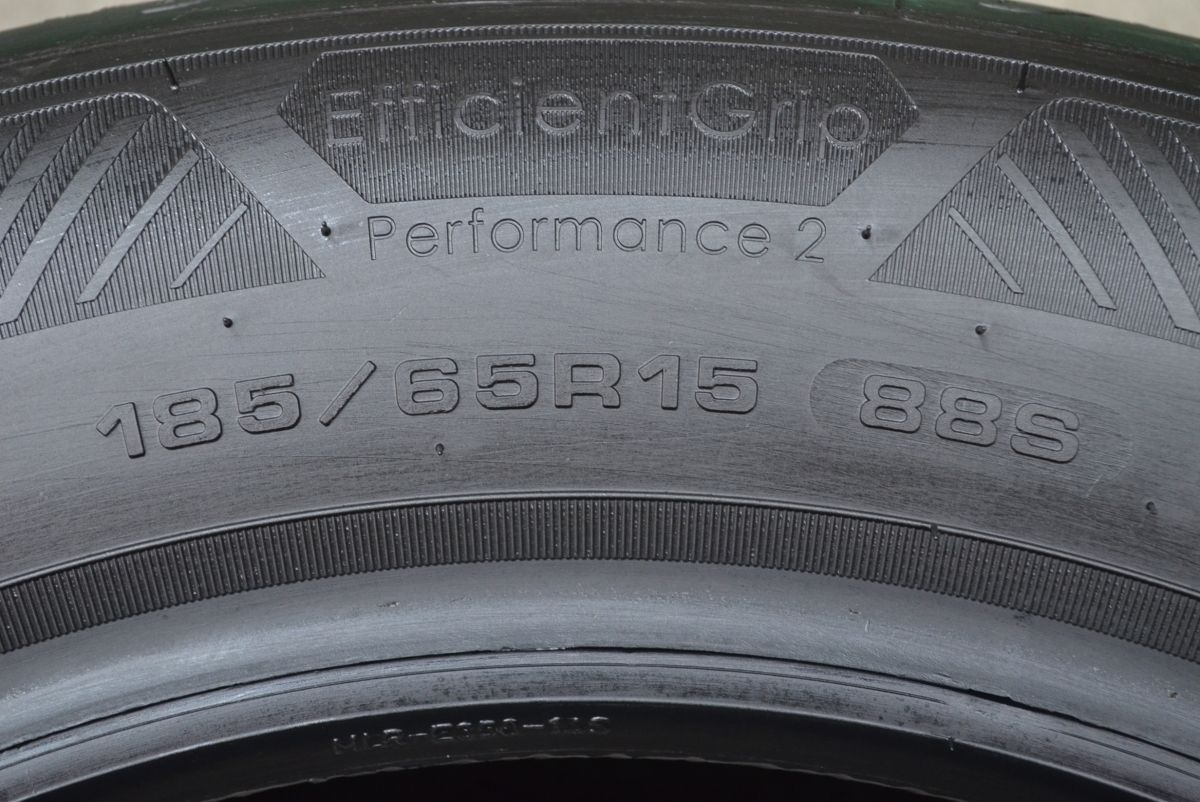 製 新車外し バリ溝 グッドイヤー エフィシェントグリップ パフォーマンス2 185 65R15 4本 アクア フィット ノート MAZDA2 FFCRYSTALESIA_COM