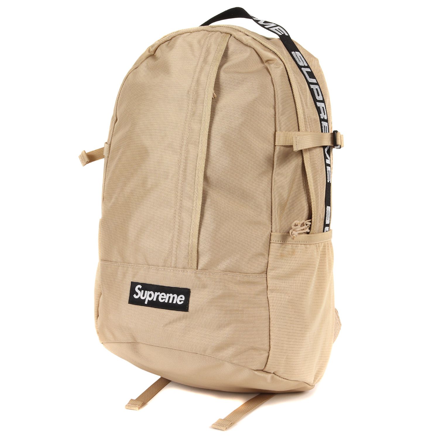 Supreme on sale khaki backpack