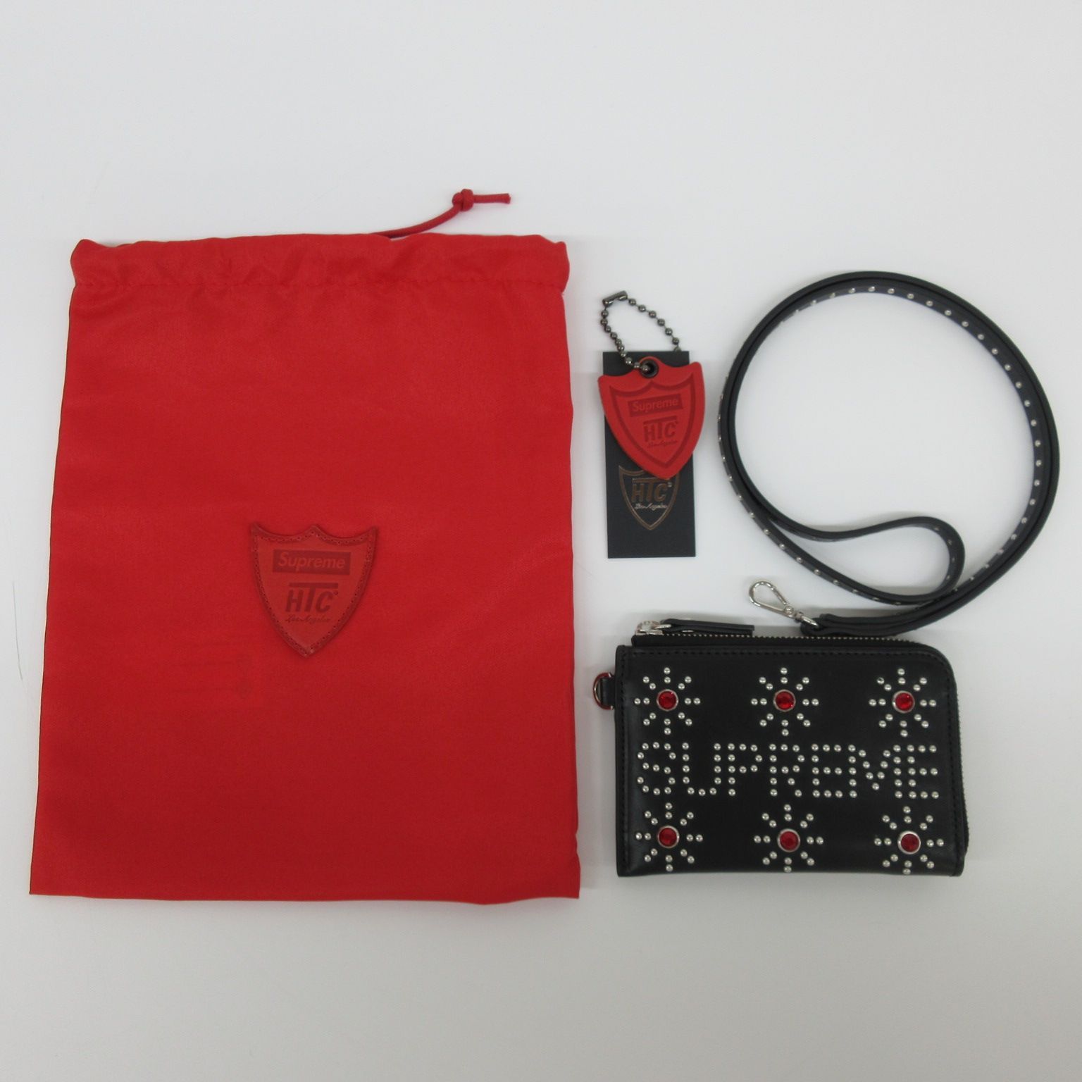 supreme HTC Studded Wallet|leather|ﾚｻﾞｰ|BLACK|ﾌﾞﾗｯｸ