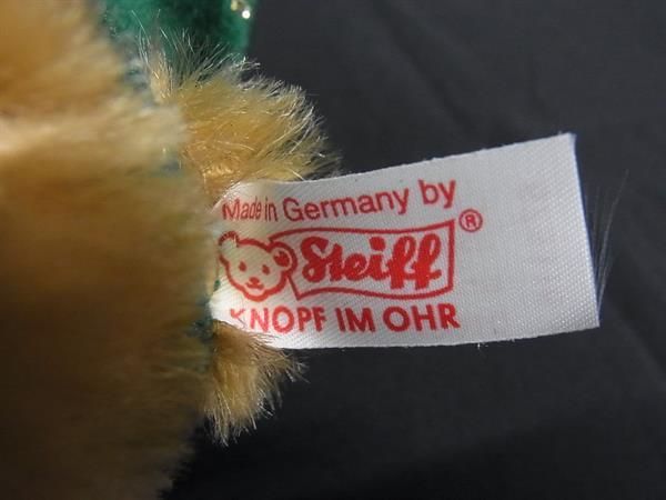 Steiff - ■新品■未使用■ Steiff シュタイフ 675416 リトルサンタ 2001年 2500体限定 テディベア ぬいぐるみ ベージュ系×グリーン系 FJ7553 □新品□未使用□ Steiff シュタイフ 675416 リトルサンタ 2001年 2500