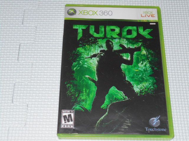 【第1位獲得！】 xbox360☆TUROK 海外版 北米版☆箱付・説明書付・ソフト付☆動作 その他