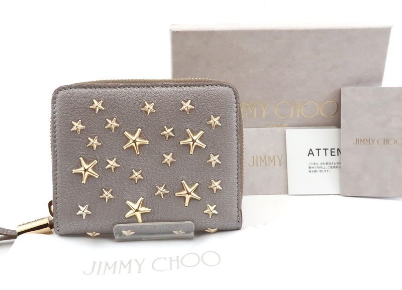 JIMMY CHOO ジミーチュウ レジーナスタッズ - 財布