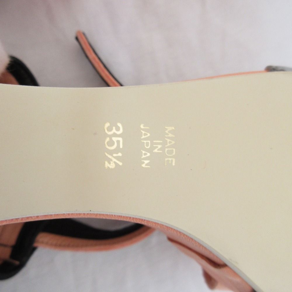 新品同様 PIPPICHIC ピッピシック アンクルストラップ ウェッジ