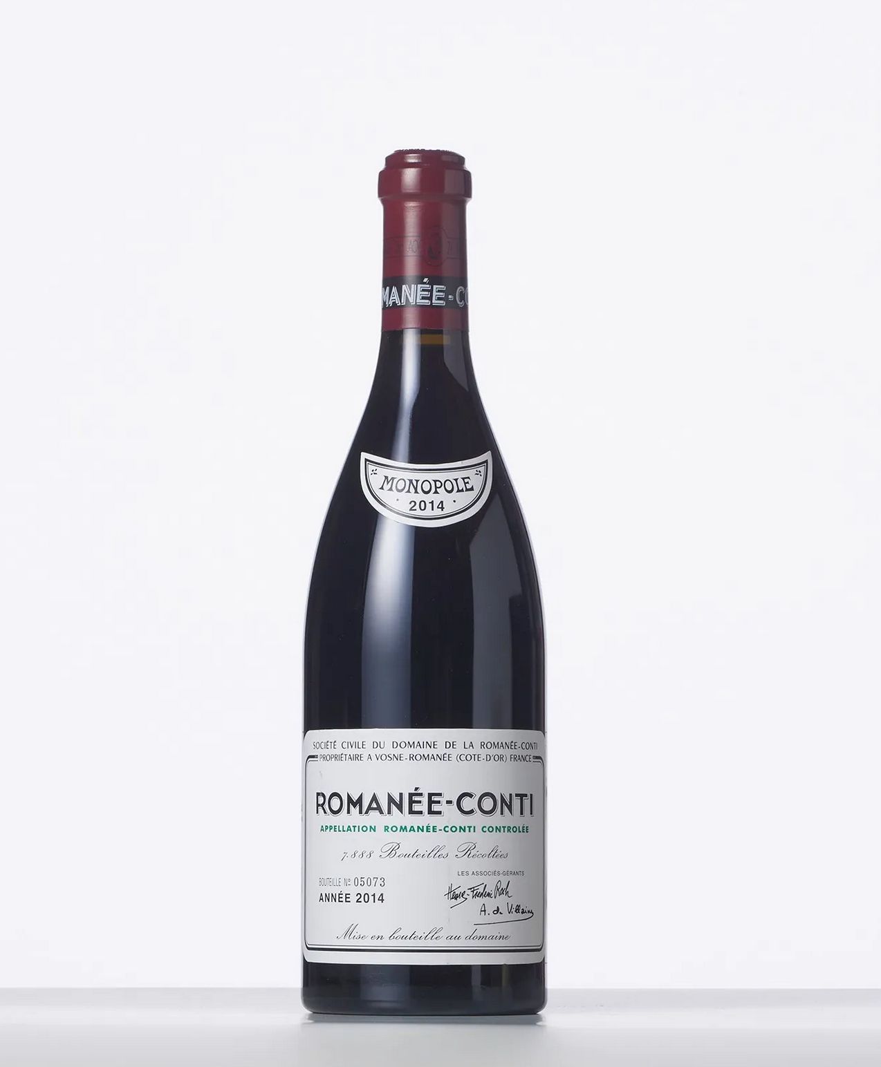 ラターシュ　2014年　モノポールの空き瓶 ラターシュ2014年モノポールの空き瓶