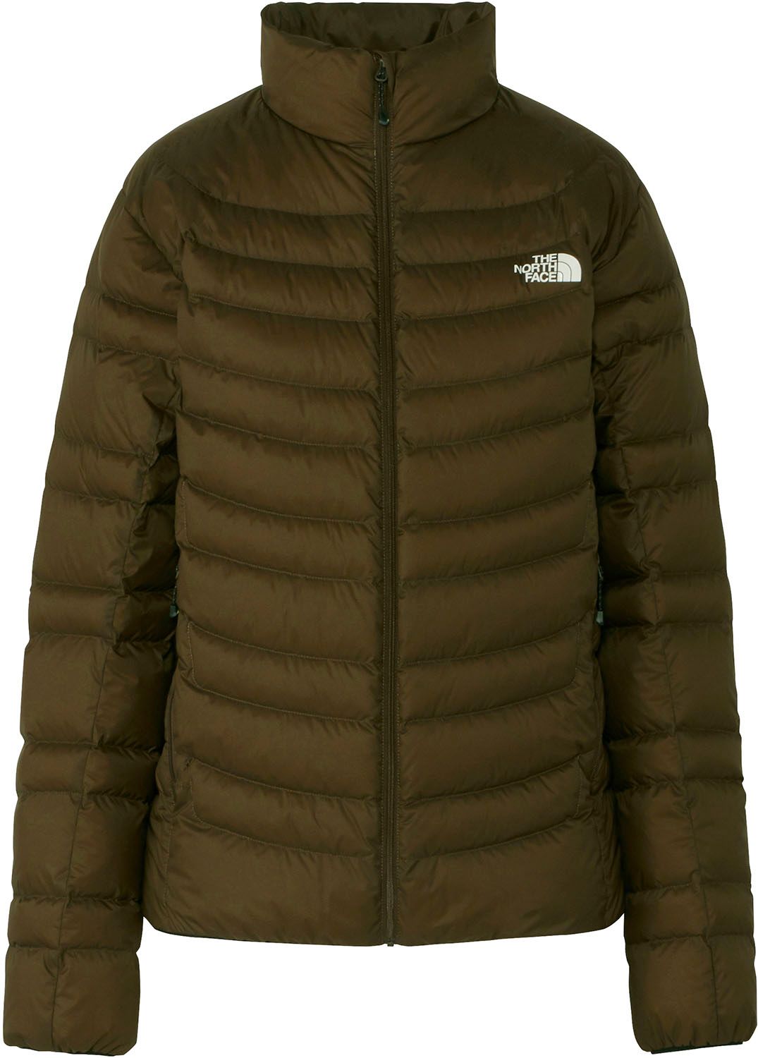 ザ ノース フェイス THE NORTH FACE アウトドア サンダージャケット レディース Thunder Jacket コート 上着 中綿 キャンプ レジャー デイリー ダウン 化繊わた 軽量 耐久 撥水 ポケッタブル NYW8 SR スレートブラウン