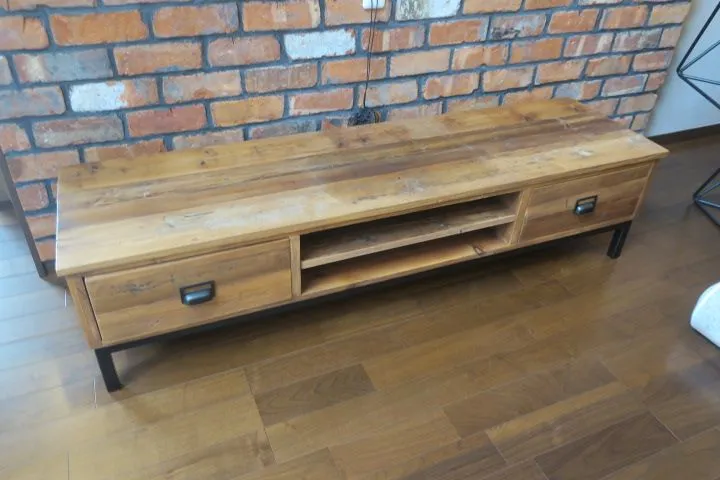 クラッシュゲート バベル テレビボード ブラウン 168cm 美品】CRASH