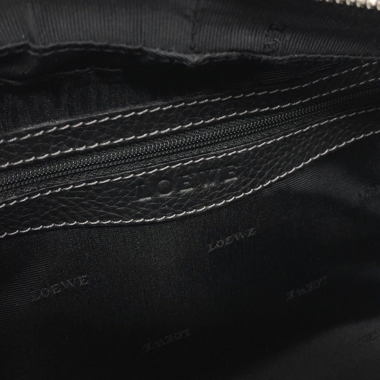 美品】LOEWE ロエベ BOLSO SENDA 4 NEGRO センダ ハンドバッグ 