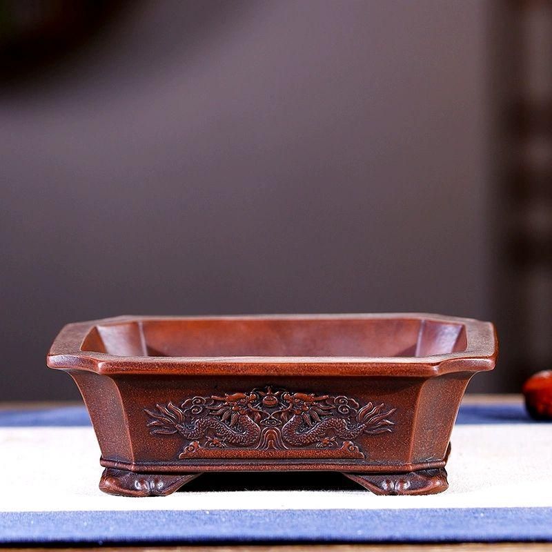 長方鉢 中国宜興 紫砂の鉢 盆栽鉢 植木鉢 小品盆栽鉢 大品盆栽鉢 中国宜興 紫砂の鉢 盆栽鉢 植木鉢 小品盆栽鉢 大品盆栽鉢 - メルカリ