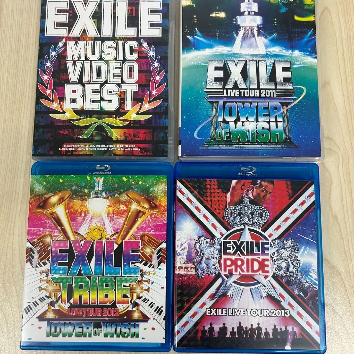 EXILE DVD、Blue-ray ４セット - メルカリ