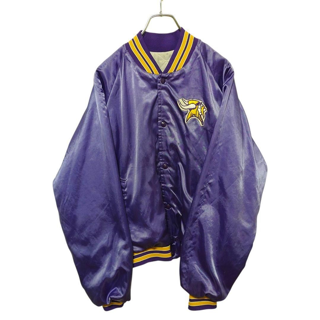 NFL ミネソタ・バイキングス チームロゴ刺繍 ナイロンスタジャン A