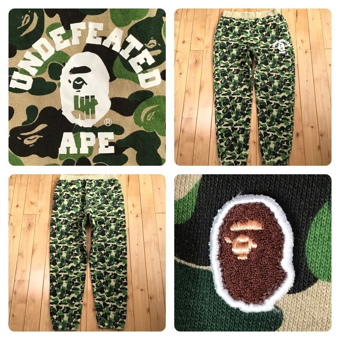 Undefeated × BAPE ABC camo スウェットパンツ Lサイズ a bathing ape 