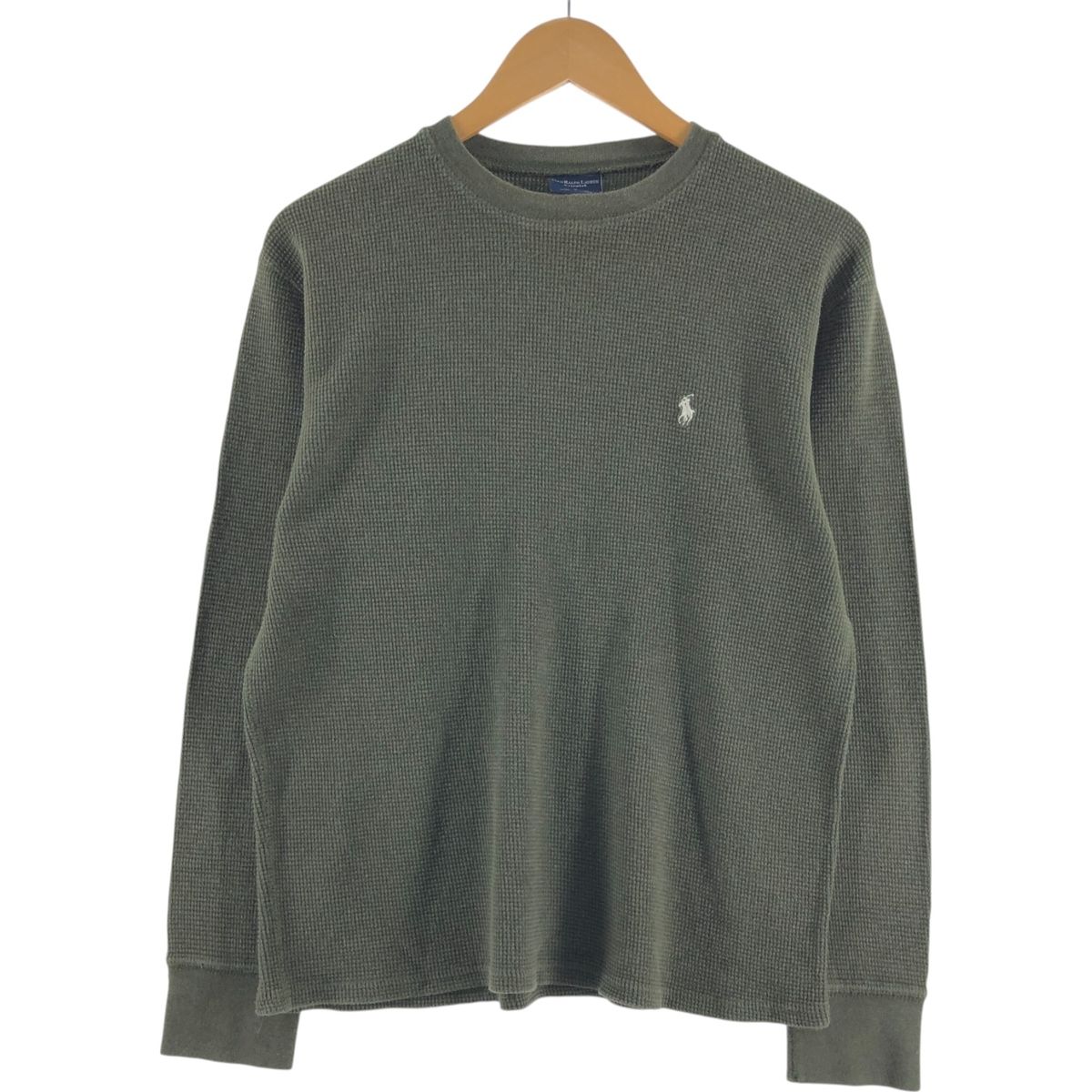 古着 ラルフローレン Ralph Lauren SLEEPWEAR サーマルロンT ワッフル メンズM相当/eaa512128