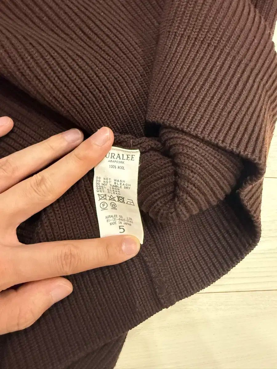 AURALEE 17AW ベビーカシミヤ100% ハイネックニット セーター 4